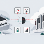 An edge device and cloud compute stack connect through a neutral workload-routing path.