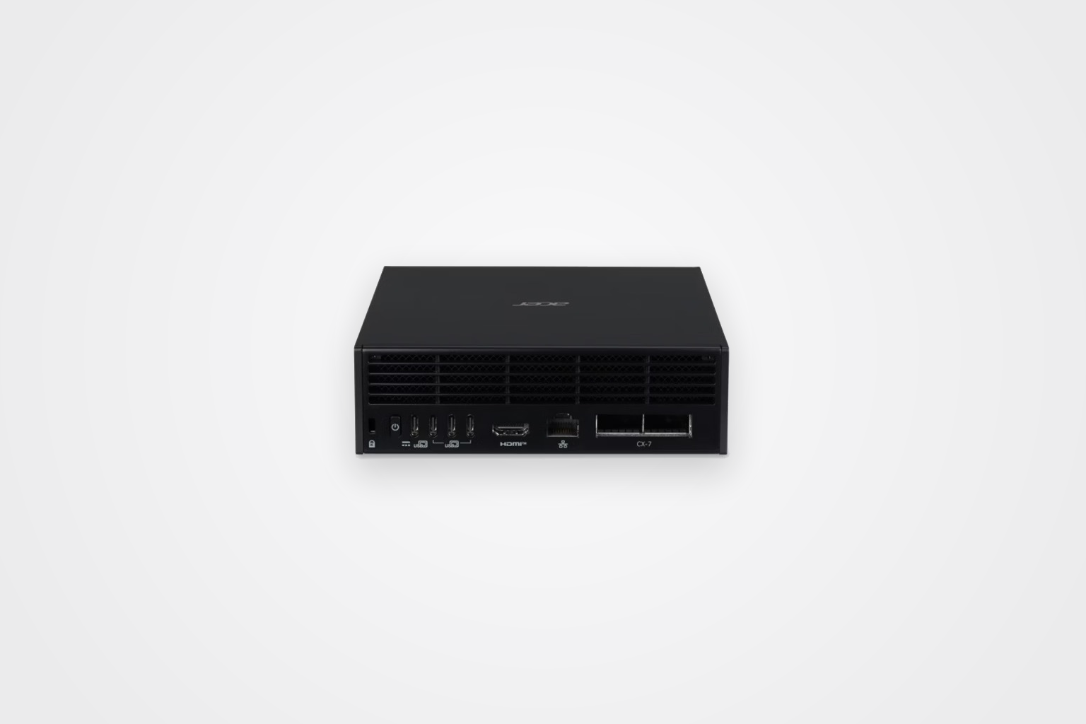 Rear ports of Acer Veriton GN100.
