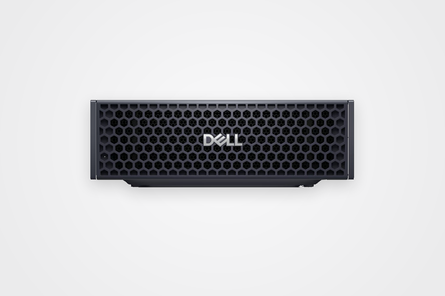 Front ventilation grille of Dell Pro Max with GB10.