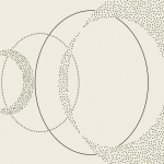 Reflection’s Beam announcement artwork, with expanding dotted circles on a light neutral background.